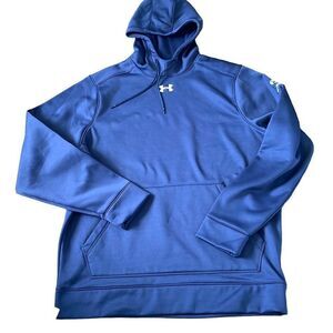 Under Armour Blue Hooded Sweatshirt - Size XL
